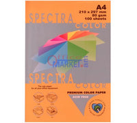 Thumbnail for Spectra Color Paper 80gm Pack of 100 Sheets