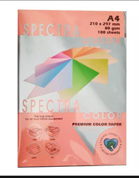 Thumbnail for Spectra Color Paper 80gm Pack of 100 Sheets
