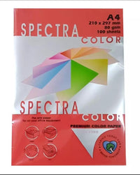 Thumbnail for Spectra Color Paper 80gm Pack of 100 Sheets
