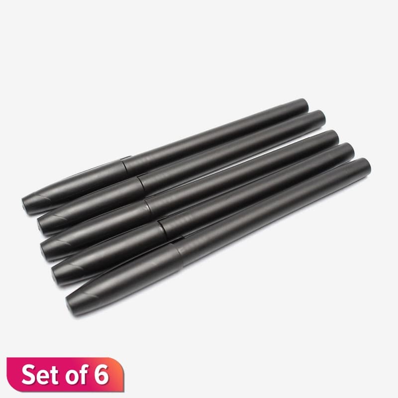 Black Color Radius Face Gel Pen
