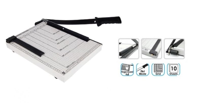 Comix Paper Cutter A4 /B4 Professional Paper Trimmer Metal Iron Base Material