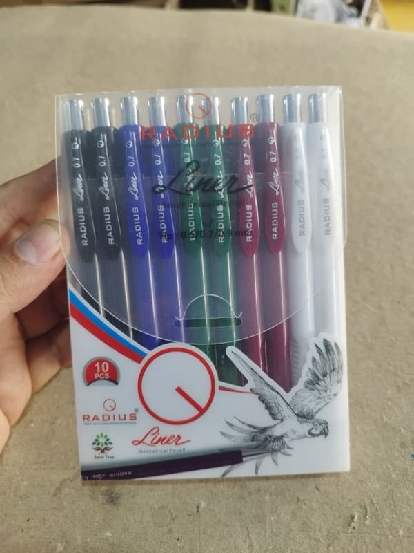 0.7Mm Radius Lid Pencil 10 Pcs In Pack ( Mechanical Liner Pencil)