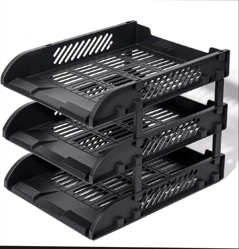 3 Layer Office File Tray For Managing Papers