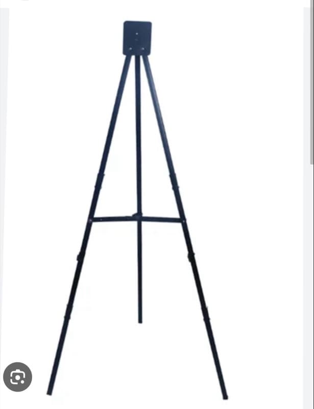 3 Steps Triangle Metal Board Stand only,HEIGHT:- 5 FEET,
