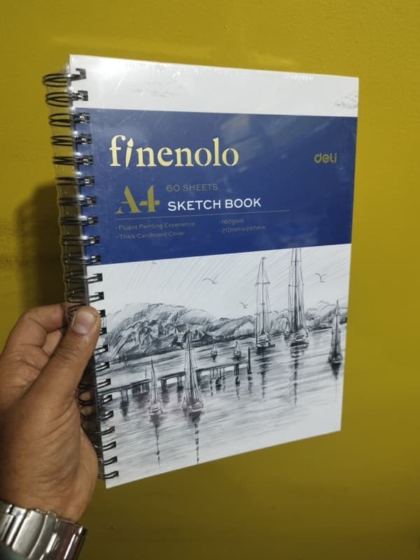 A4 Spiral Sketch Book 60 sheets 160 Gsm Paper