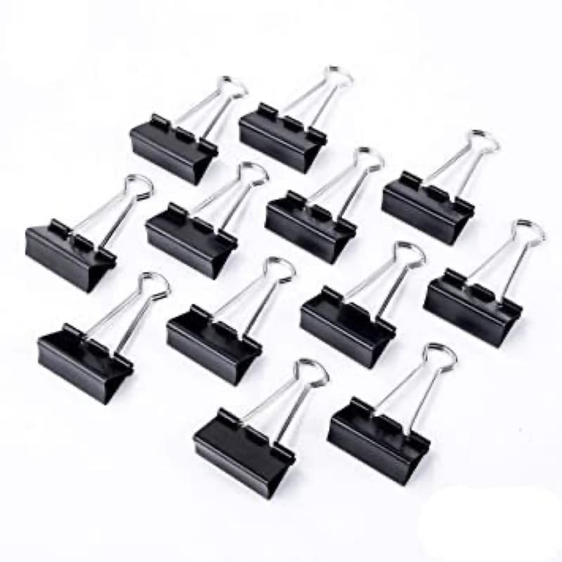 Binders Clips 25 Mm Size 12 Pcs In Pack