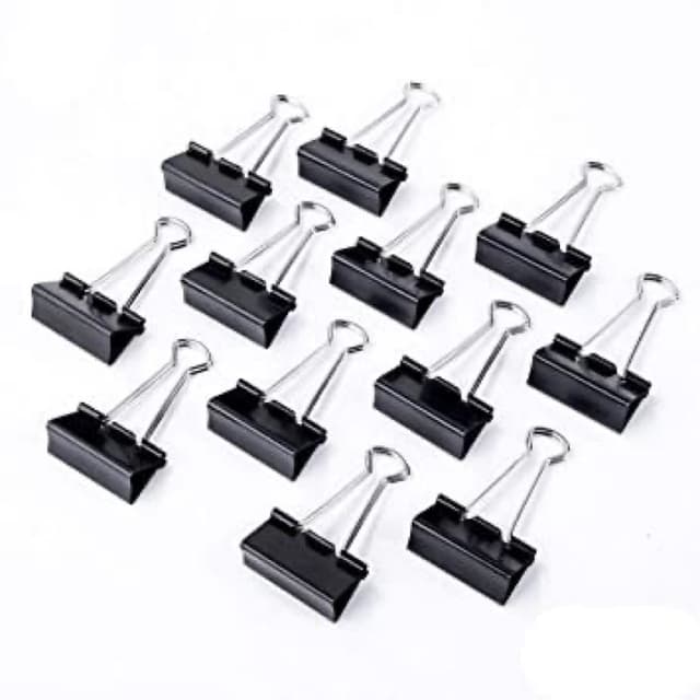 Binders Clips 25 Mm Size 12 Pcs In Pack