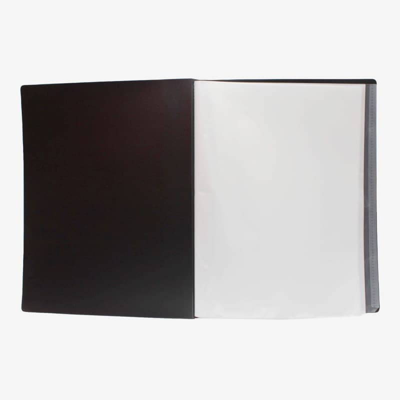 Black Color Comix A4 Display Book 20 Pockets