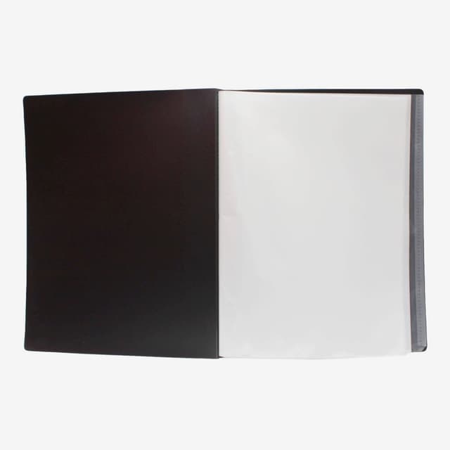 Black Color Comix A4 Display Book 20 Pockets