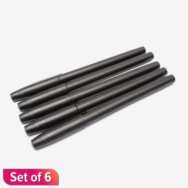 Black Color Radius Face Gel Pen