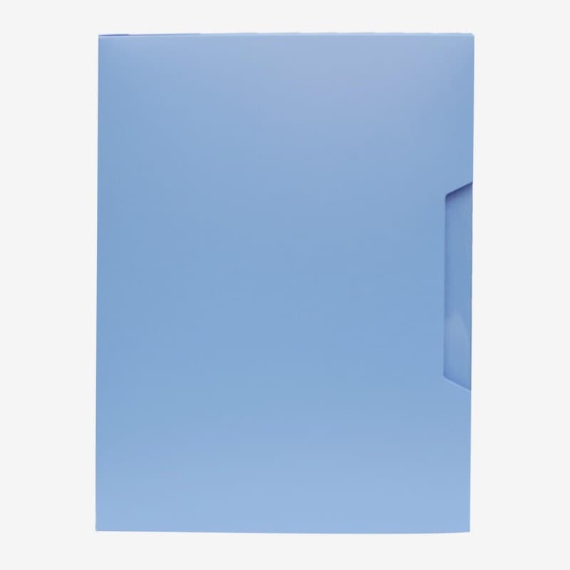Blue Color Comix A4 Clear book File 80 Pocket