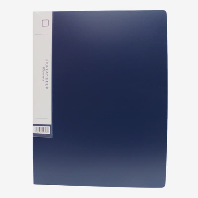 Blue Color Comix A4 Display Book 60 Pockets