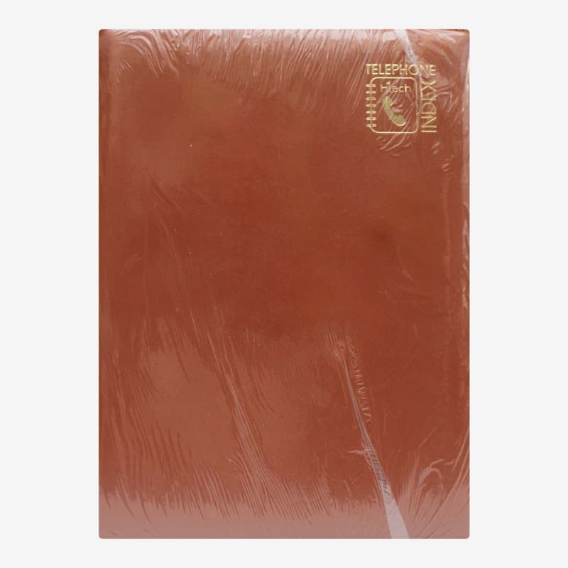Brown Color 701 Telephone Index/ Diary