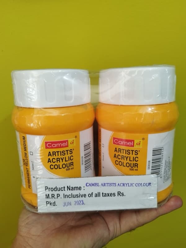 Camel Artist Acrylic Colour 500 ML Single Bottle