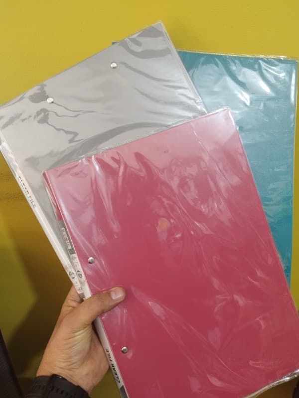 Clip + Spring File Hauji FC Size 2Pcs Set