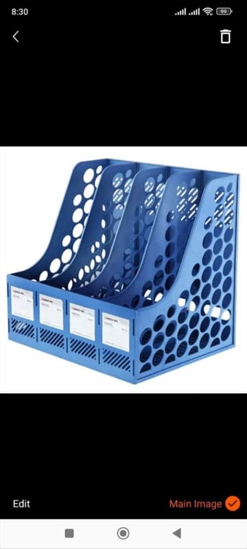 Comix Magazine File Book Holder Desktop Organizer Large-4 Multi Colors