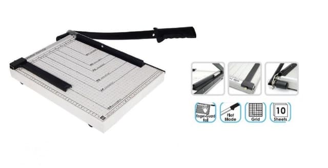 Comix Paper Cutter A4 /B4 Professional Paper Trimmer Metal Iron Base Material