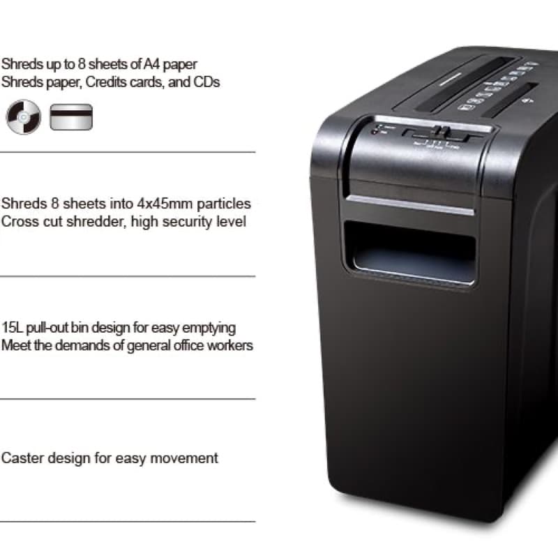 Comix Shredder Machine S2208D 8 Sheets Capacity At A Time