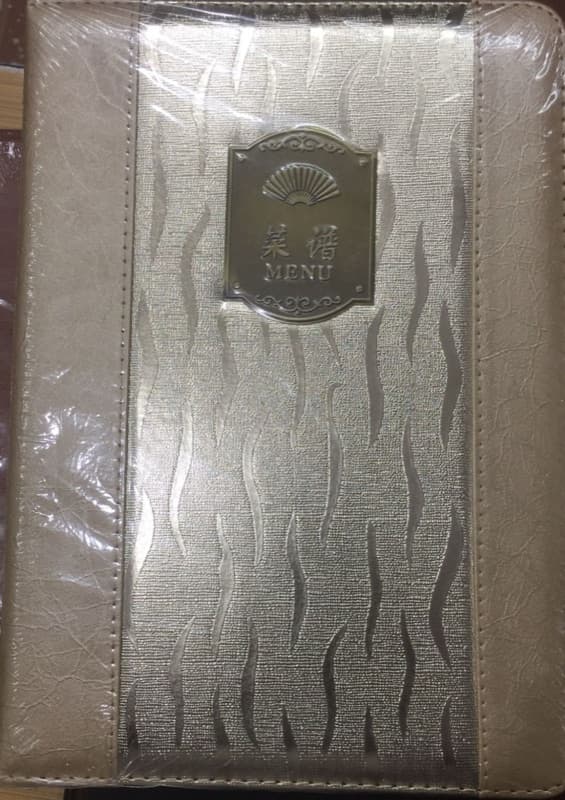 Durable A4 Size Menu Folder - 8 Sheet Clear View Menu Book - Professional Waterproof Menu Holder for Restaurants & Coffee Shops