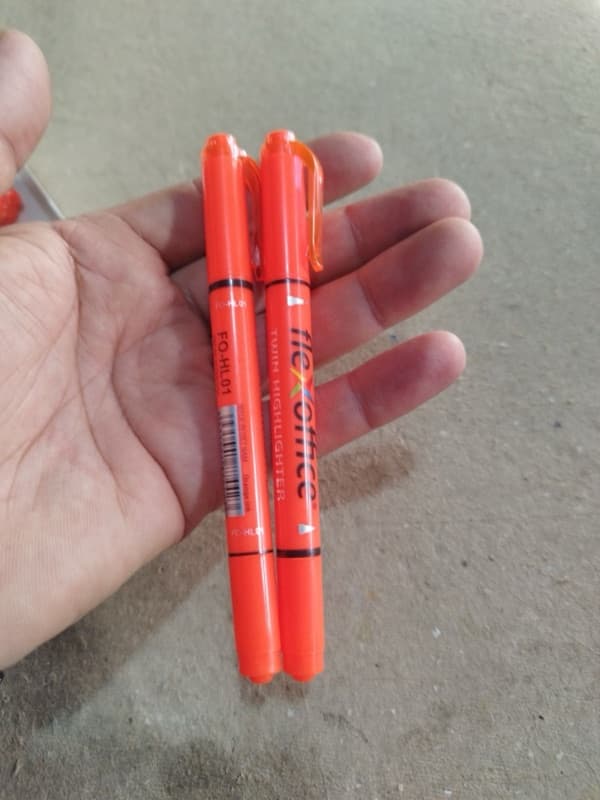 Flex Office Double Sided Highlighter Pen 12 Pcs In Pack