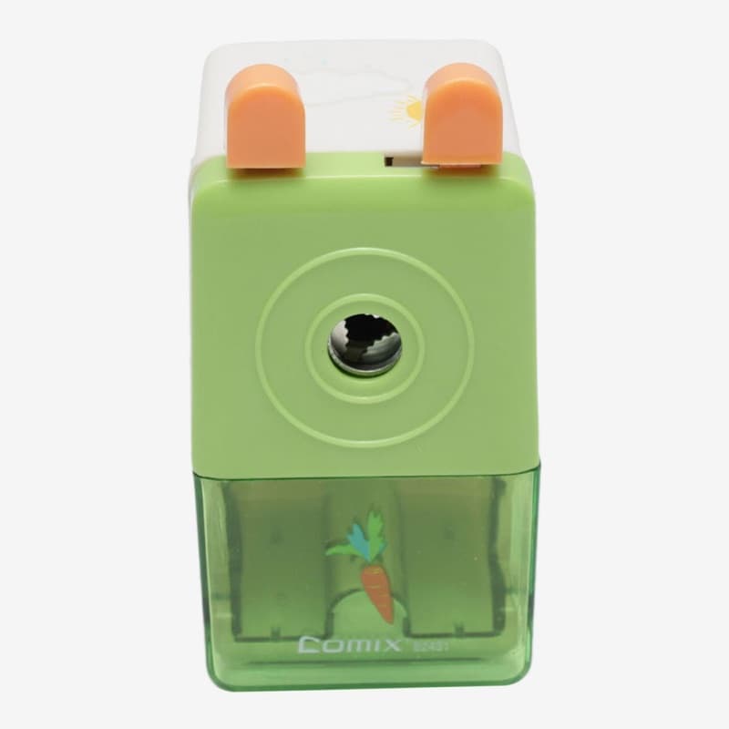 Green Color Comix Pencil Sharpener