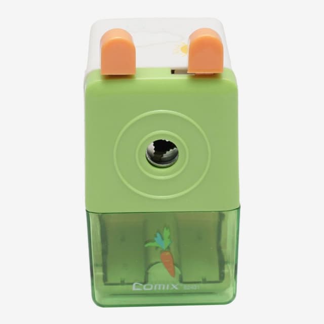 Green Color Comix Pencil Sharpener