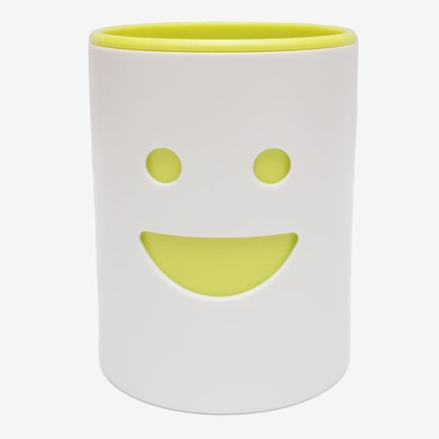 Green Color Comix Tow-Tone Pen Holder