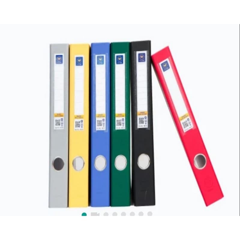 Hard 2 Ring file Kut Hauji 10 Pcs Set Multicoloured
