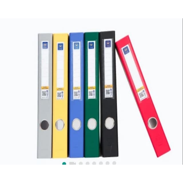 Hard 2 Ring file Kut Hauji 10 Pcs Set Multicoloured