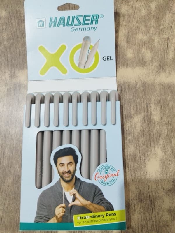 Hauser Xo Gel Pen Pack Of 10 Pcs