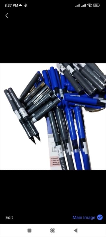 Hi Techpoint Roller Pen 0.5MM 12 Pcs Set
