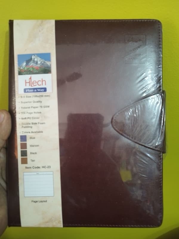 Hiteck Executive Notebook Indian B5 Size 70 Gsm paper 336 pages