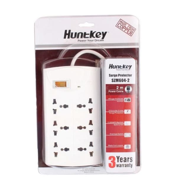 Huntkey Multi Plug 6 Port