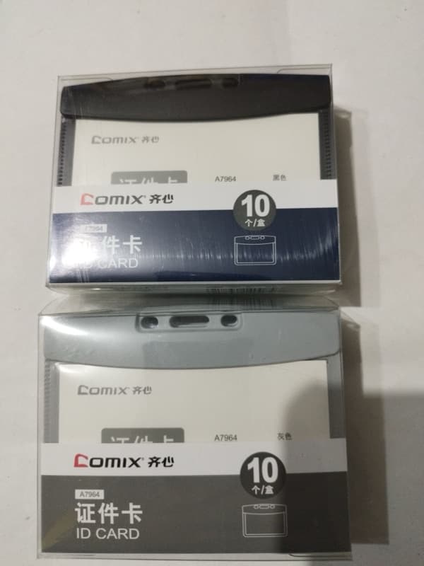 I'd Card Holder Horizontal Comix Model A7964 10 Pcs in Pack