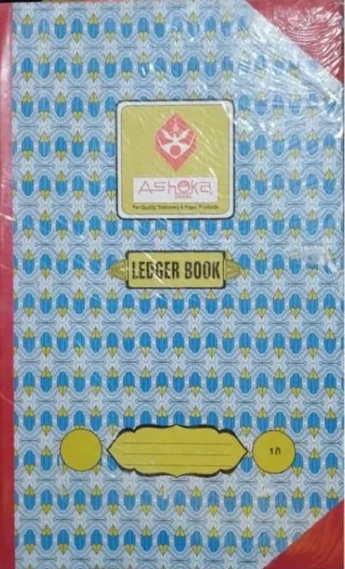 Ledger Book Ashoka Number 10 Size paper 47*10