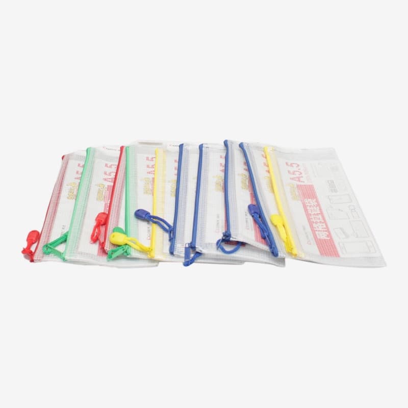 Multicolor Color Comix A5.5 (250x105mm) Cheque Book Bag Pack Of 10