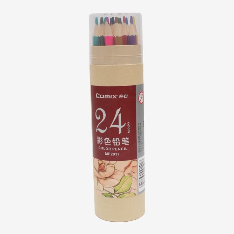 Multicolor Color Comix Color Pencil 24 Colors