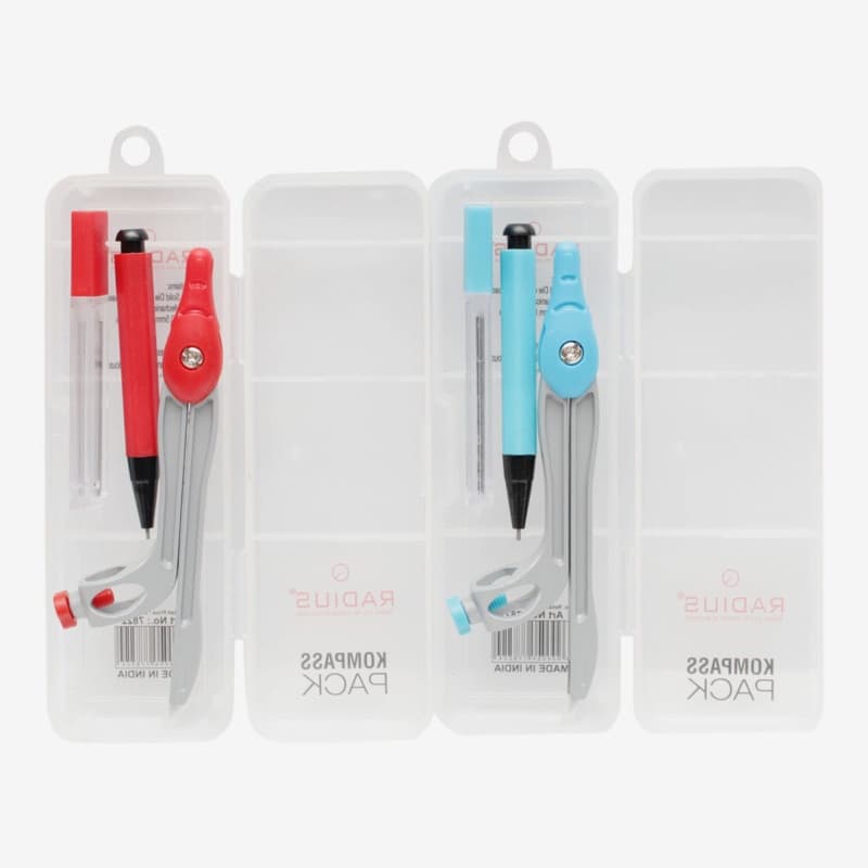 Multicolor Color Radius Compass Pack Of 12