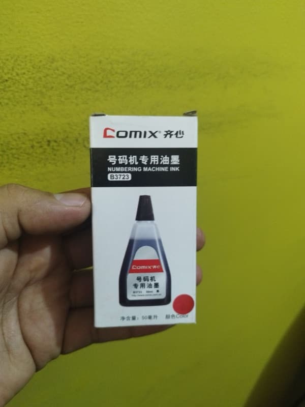 Numbering Machine Ink Comix B3723