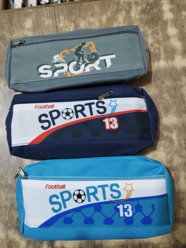 Pencil Bag Double Zipper For Boys