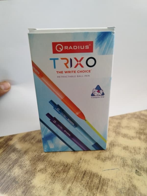 Radius Trixo Ball Black Ink Pen 50 Pcs Box