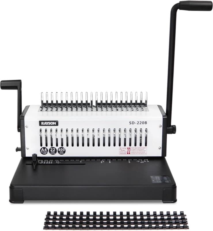 Rayson SD-220B Binding Machine 21 Holes, Max Punch 20 Sheets Capacity