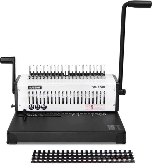 Rayson SD-220B Binding Machine 21 Holes, Max Punch 20 Sheets Capacity