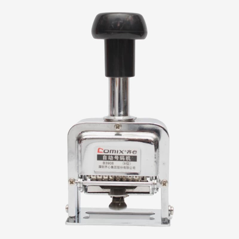 Silver Color Comix Numbering Machine 8 Digit