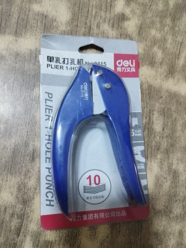 Single Hole Punch 1 Pc (10 Sheets Capacity at a time )
