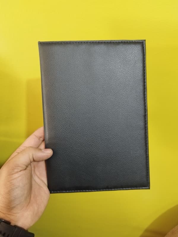 Stationery Ghar A5 Size Leather Cover Menu Book 5/6 Sheets Used For Restaurants,Cafe Hotels