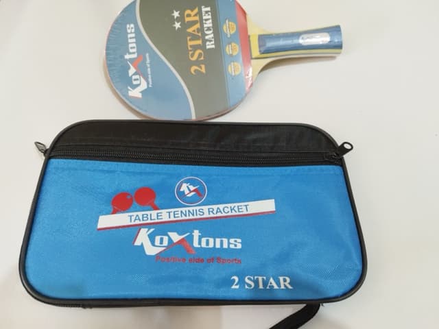 Table Tennis Bat Kovtons ** Star With Cover Case