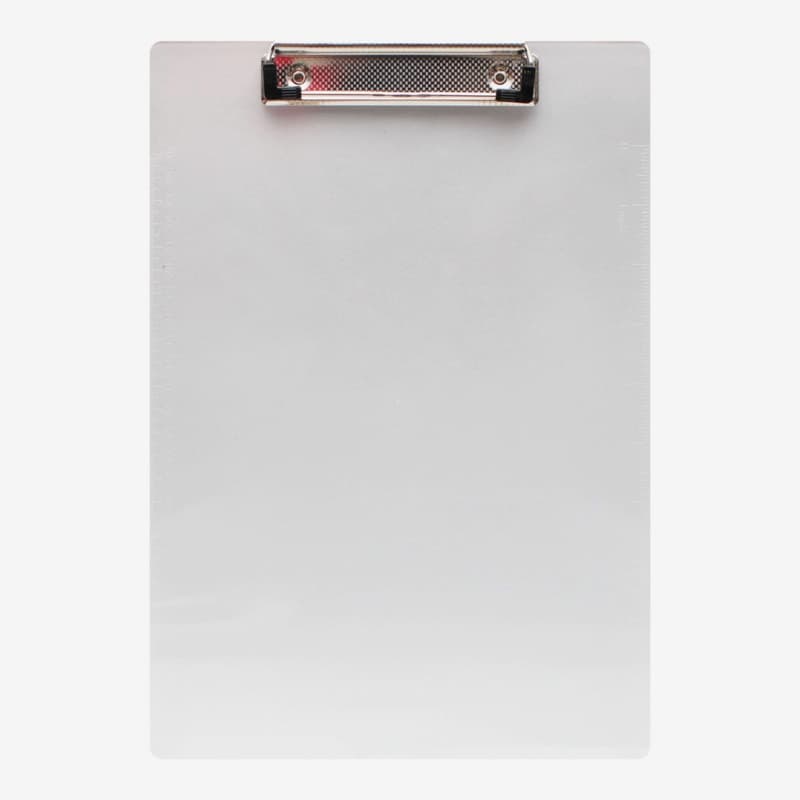 Transparent Color Comix A4 Clip Board