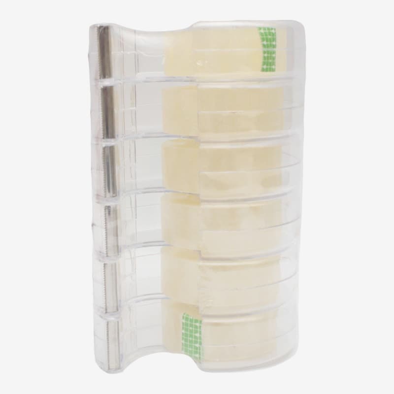 Transparent Color Scratch Invisible table With Cutter Pack Of 6