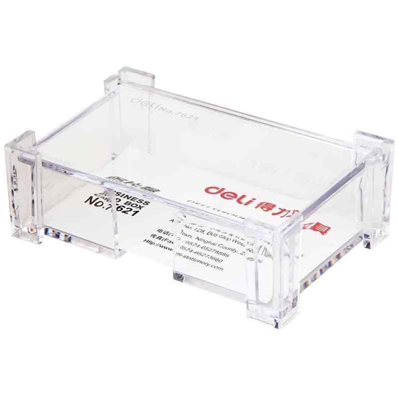 Transparent Visiting Card holder with Cover